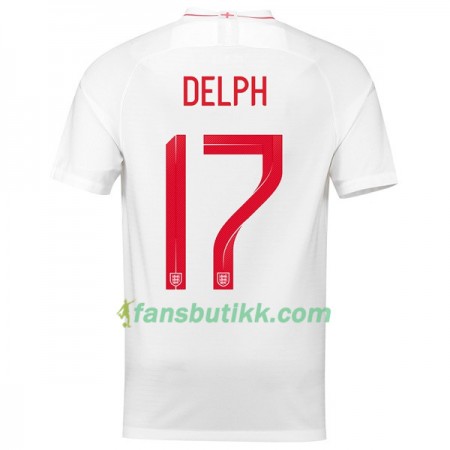 Fotball-VM 2018 England drakt Delph 17 Hjemmetrøye